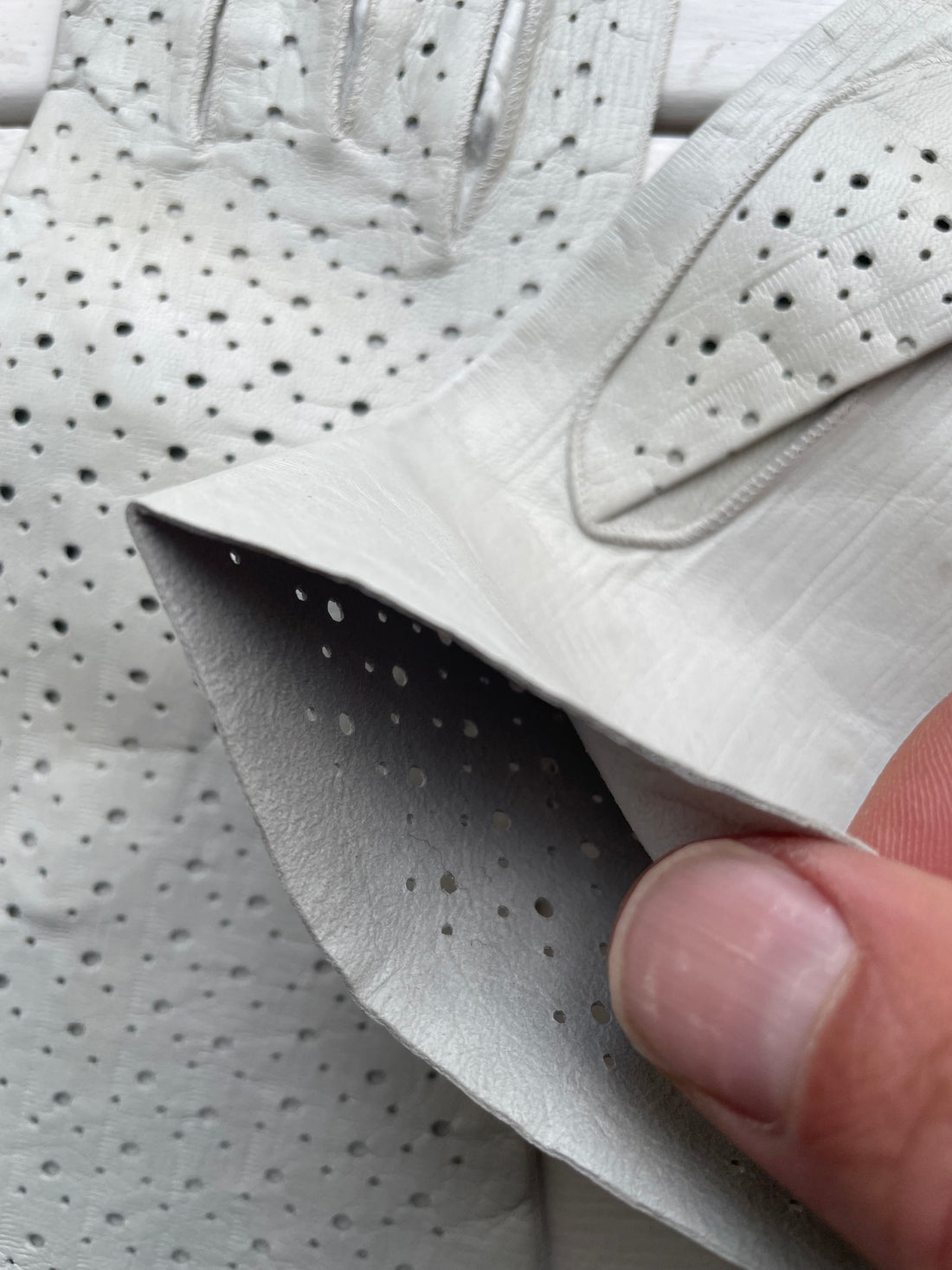 The art of leather glove making has been lost