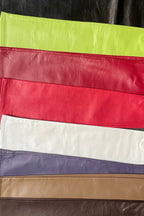 Ines Vintage - Elegant long leather gloves