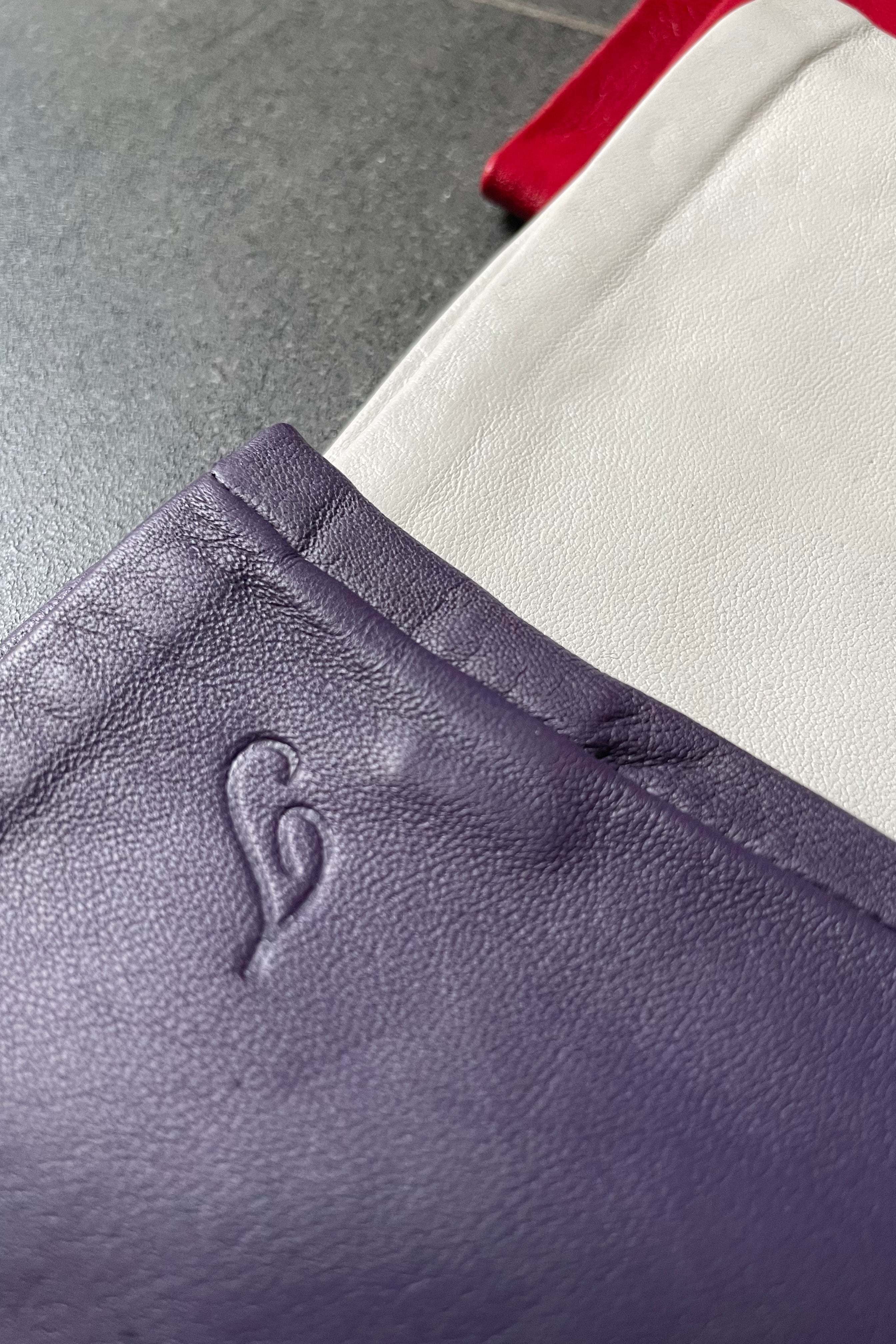 Ines Vintage - Elegant long leather gloves